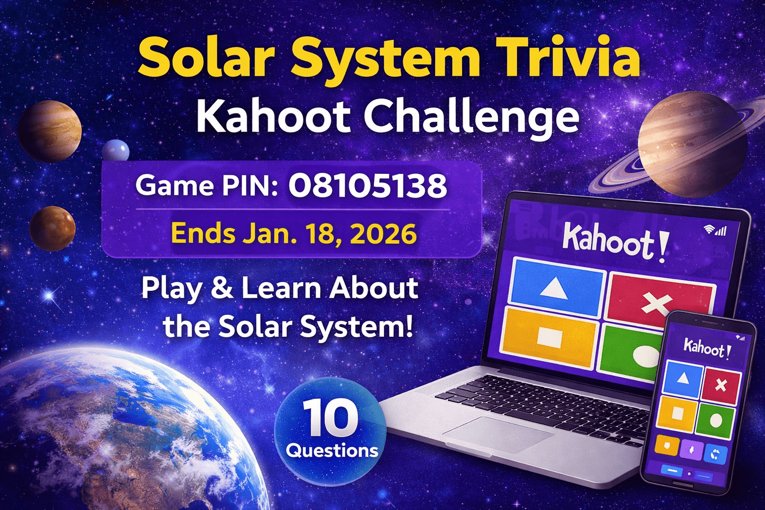 Solar System Quiz – Advanced Level